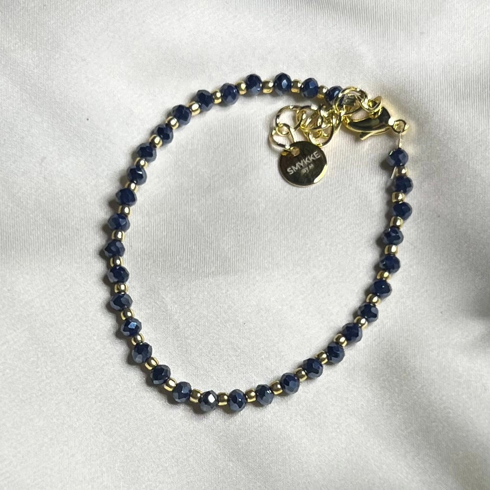 Armbånd Stjernehimmel - gull og blå