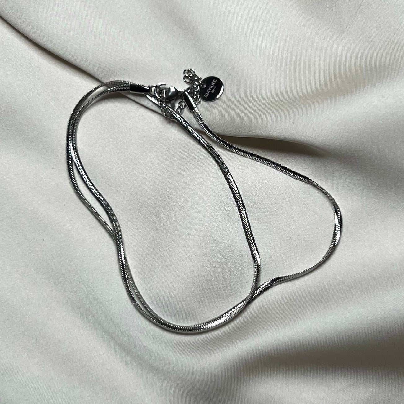 Halskjede snake chain sølv 2mm