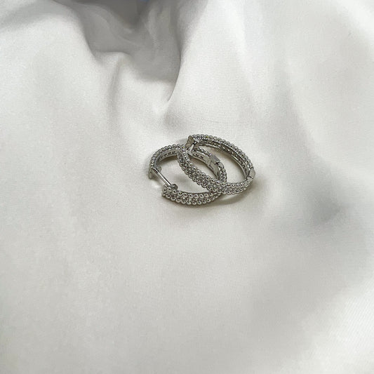 Øredobber - Glow sølv