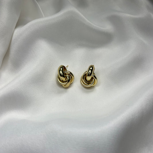 Øredobber - knute - gull