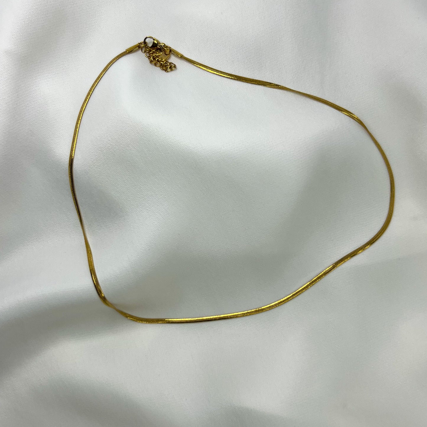 Snakechain halskjede herringbone necklace