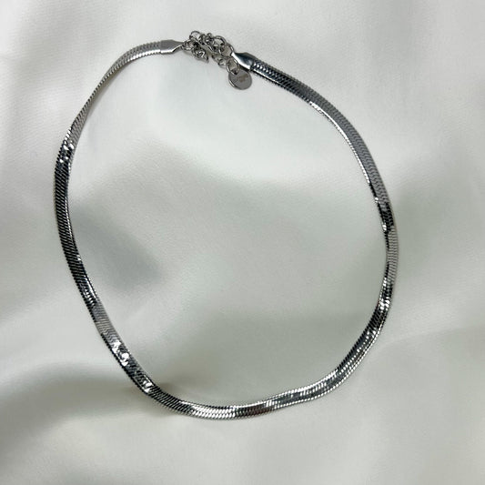 Halskjede snake chain sølv 5 mm