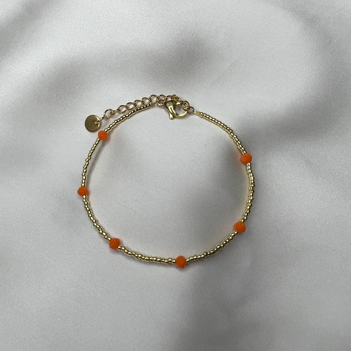 Armbånd - Gull og oransje