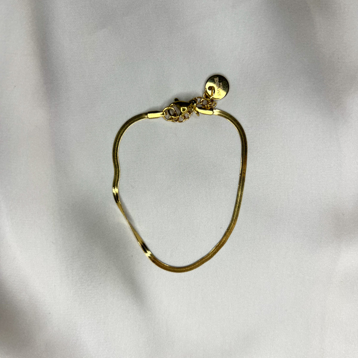 Armbånd snake chain i gull, 2 mm
