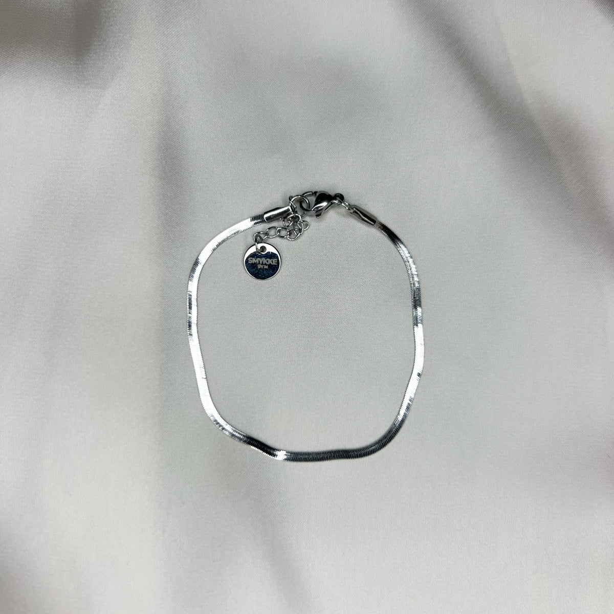Armbånd snake chain i sølv, 2 mm