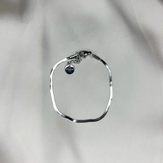 Armbånd snake chain i sølv, 2 mm