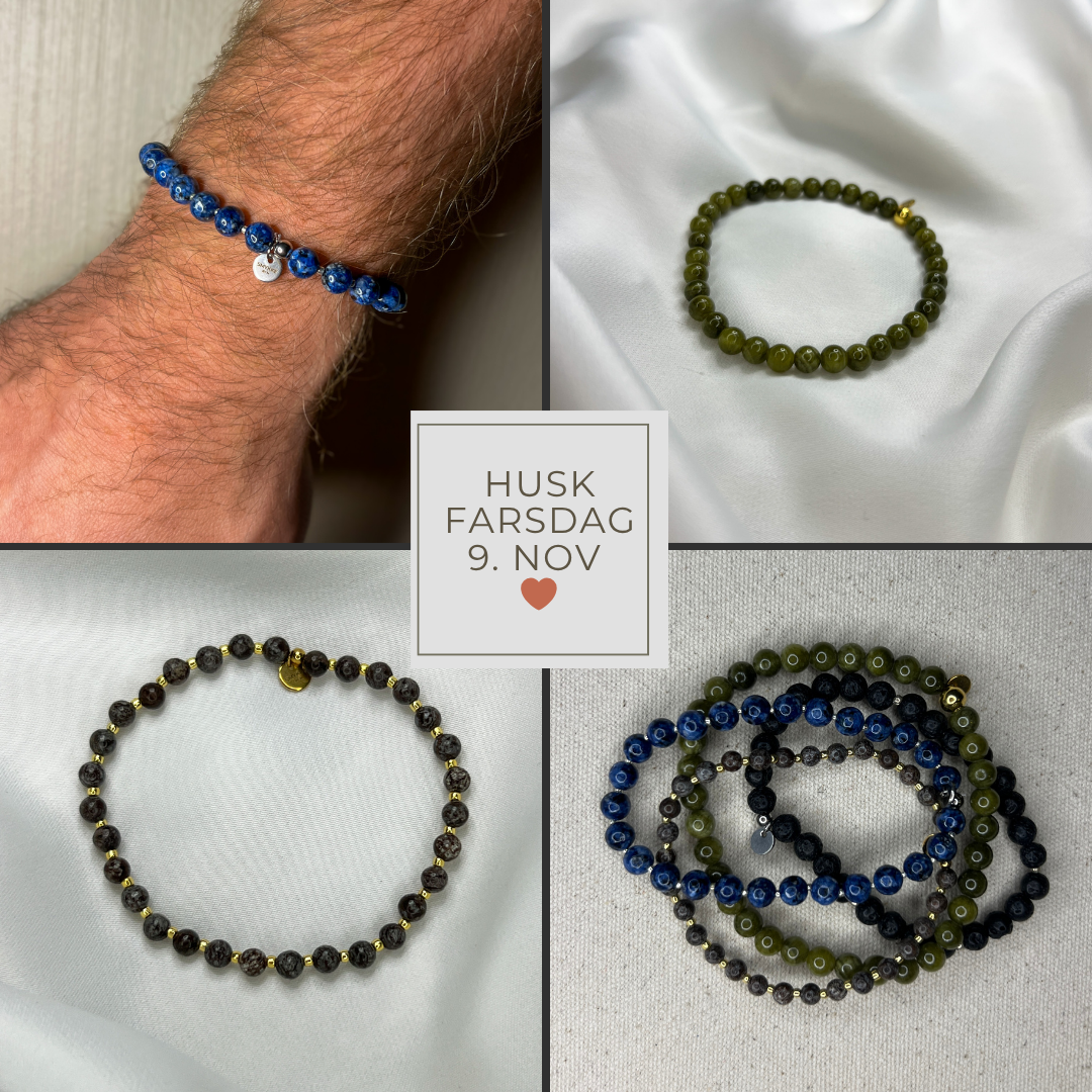 Gavetips til farsdag, smykker til herre 